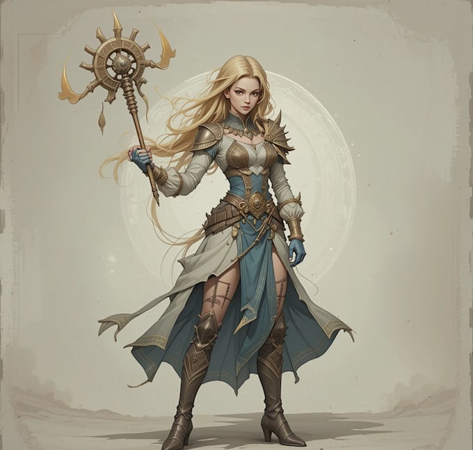 Dnd Characters Doing Math Do dnd character art and dnd character art by Gustaaper | Fiverr
