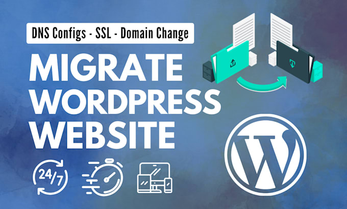 migrate, move, transfer, backup your wordpress website and change domain
