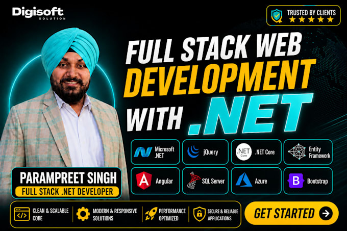 develop dot net core and angular web application