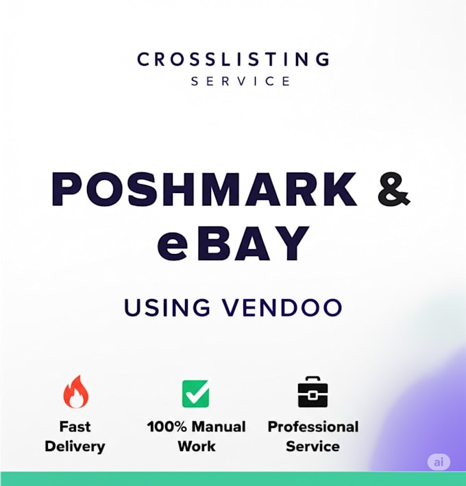 crosslist products drafts on poshmark, ebay using vendoo