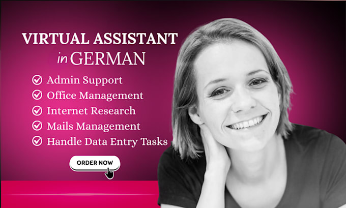 be your german virtual assistant for research and customer support