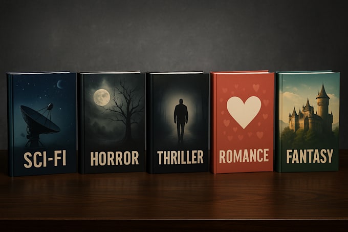ghostwrite a fantasy or thriller ebook for you