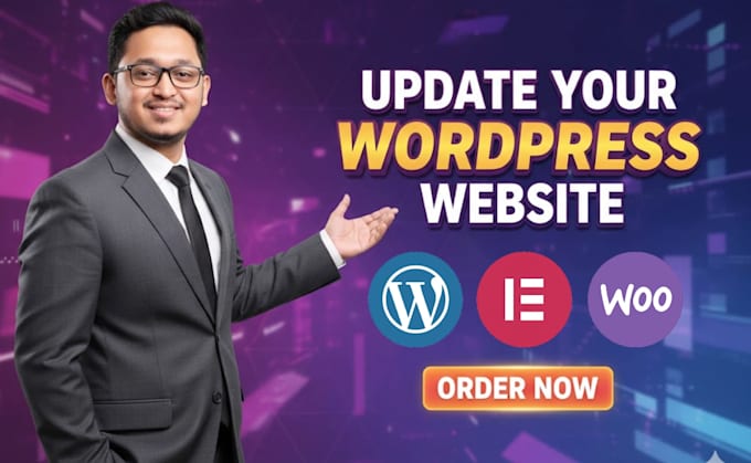 update your website, edit wordpress website, fix website issues