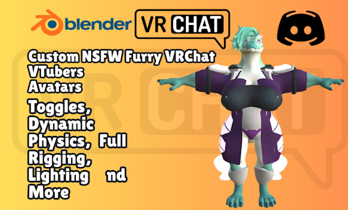 Custom vrchat military furry avatar with facial features vrm 3d