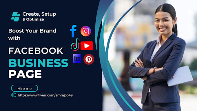 create and set up a professional facebook business page to grow your brand