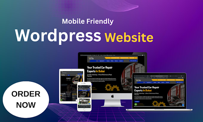 design a responsive wordpress website or blog with elementor