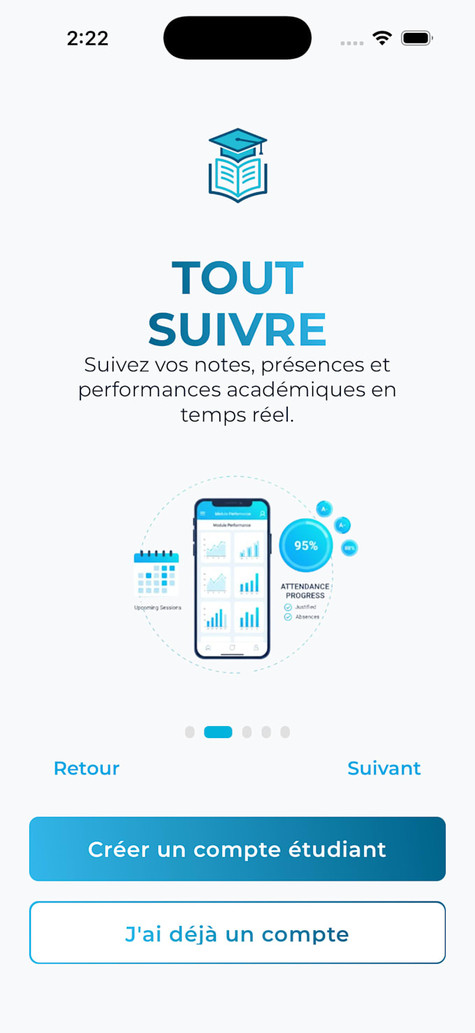 develop a fullstack react native mobile app