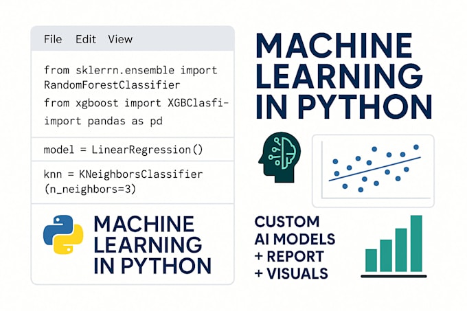 do machine learning ai project data science with python and reports