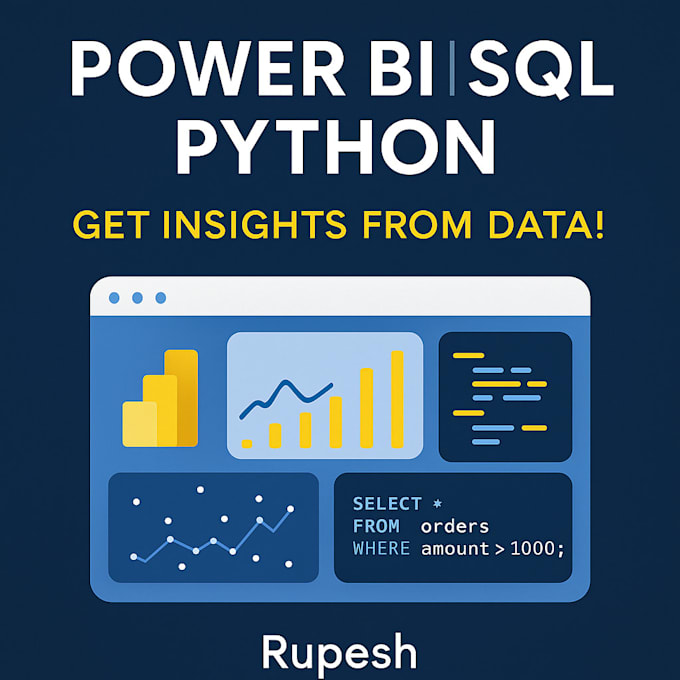 Analyze your data using power bi sql and python professionally by ...