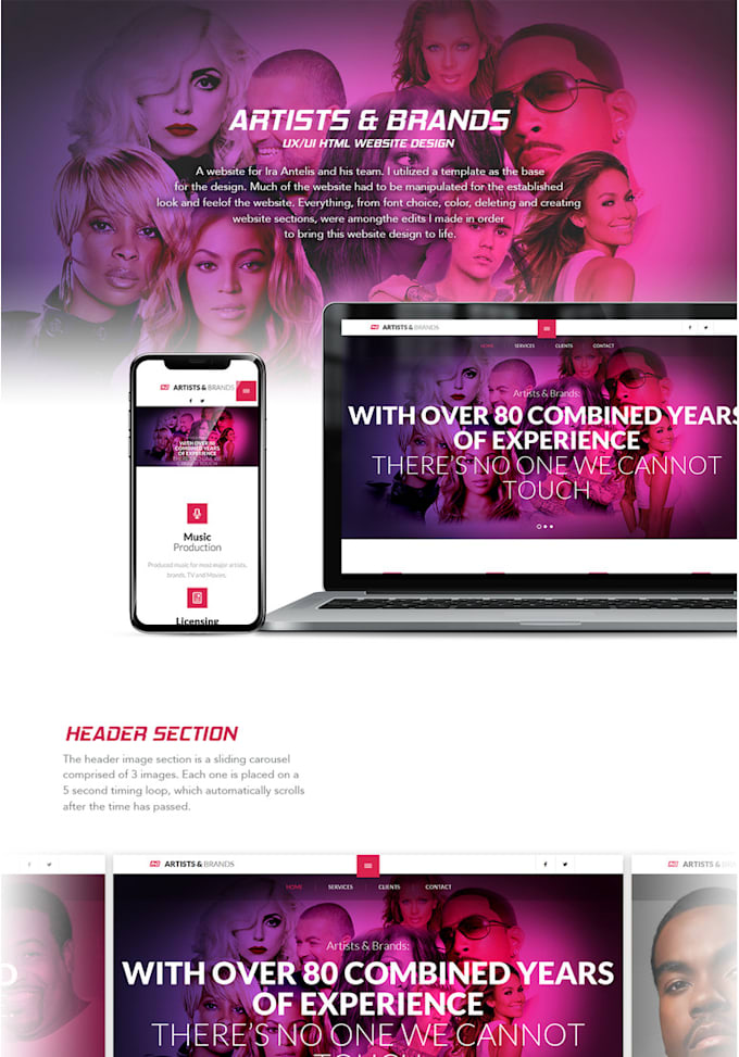 redesign your website landing page