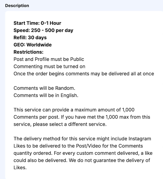 ask 40 people to comment on your post on instagram