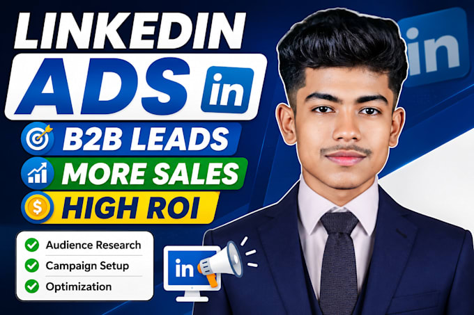 create high converting linkedin ads campaign for b2b leads