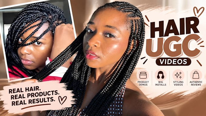 demo your wig, weave, or hair products