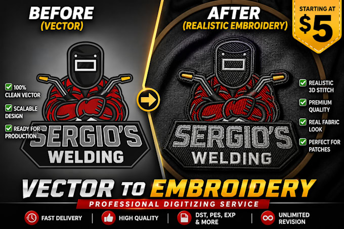 digitize image for embroidery digitizing logo dst,pes,emb