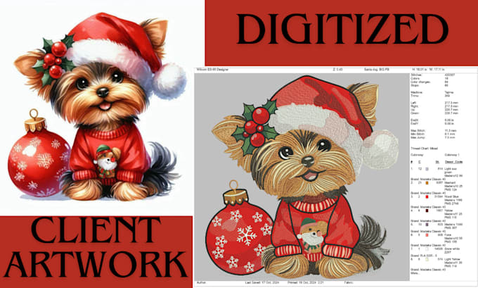 digitize you image for embroidery