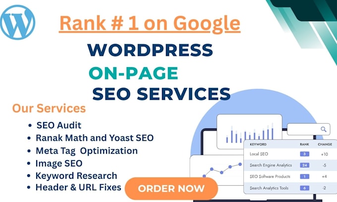 optimize wordpress on page SEO services with rankmath