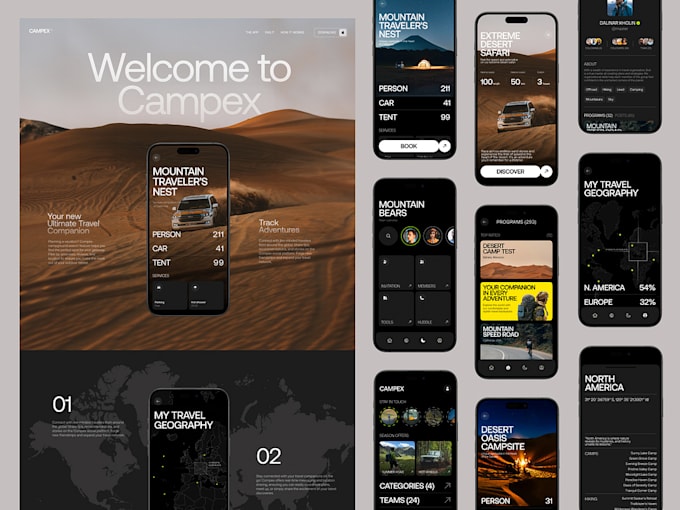 build virtual tryon app, cab booking app, lidar app, nfc app, finder app