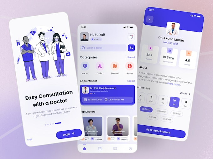 develop appointments app, fitness app, saloon app, scheduling app, cycling app