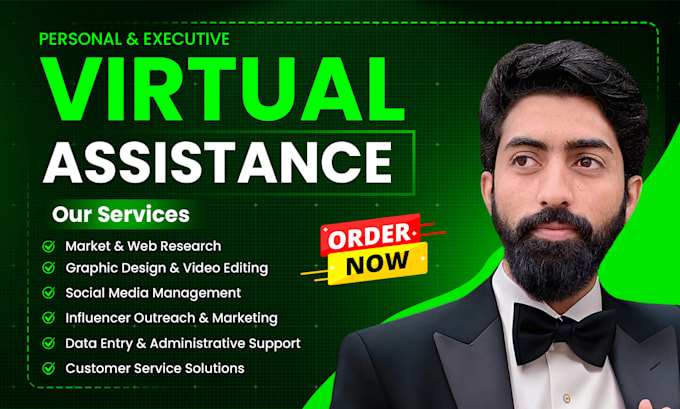 be your executive virtual assistant for admin, design and websites