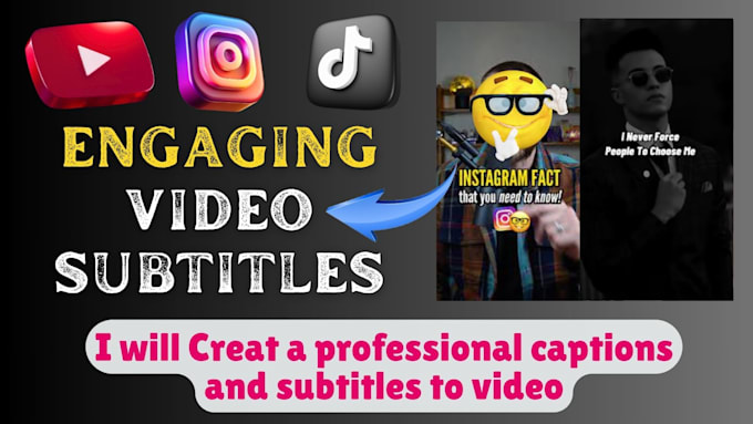 add subtitles, captions, srt, transcribe and edit video