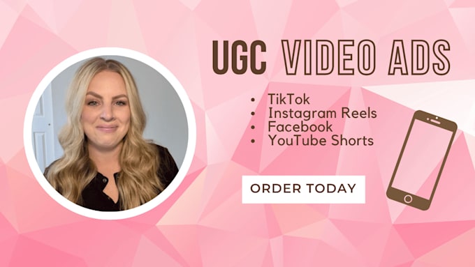 create ugc video ads for tiktok instagram or facebook
