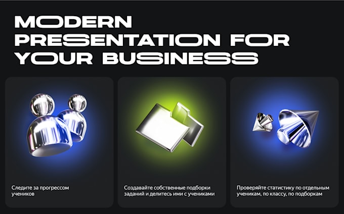 design modern presentation for your business