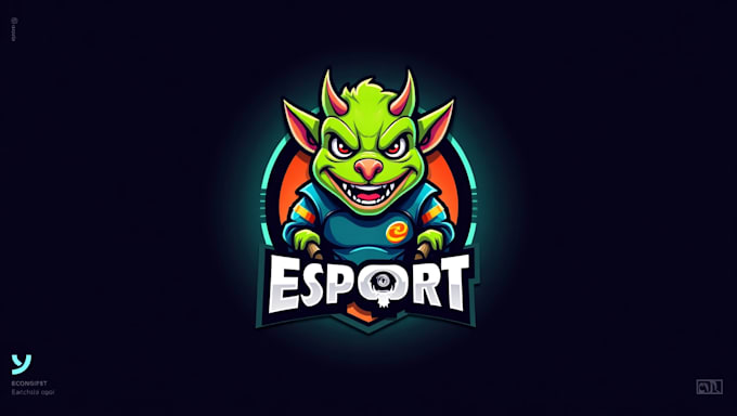do wonderful goblin esport mascot logo design