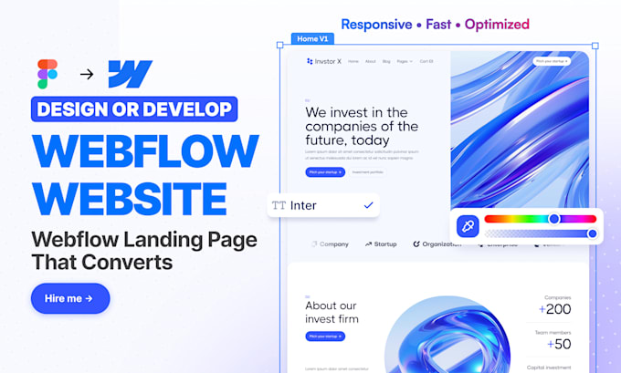 build a custom webflow website as your webflow developer