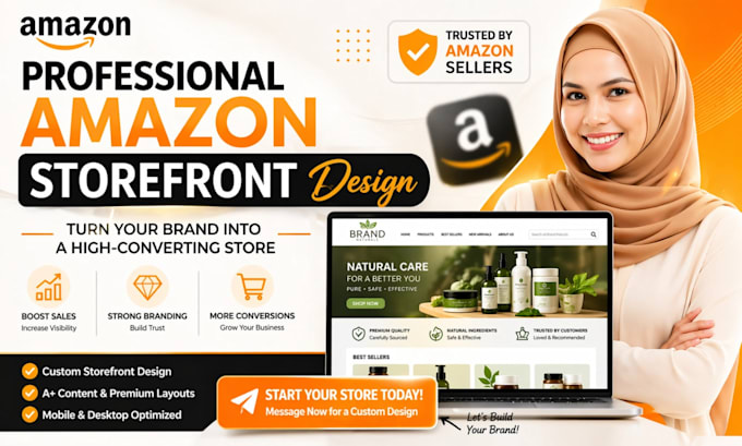 design amazon storefront design, amazon ebc design, amazon storefront