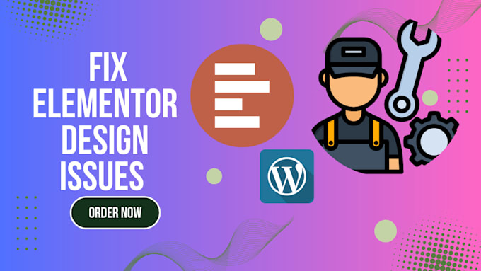 fix elementor layout, responsive, and design issues