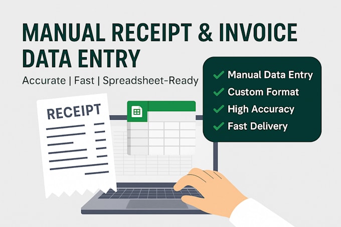 Extract data from receipts by Felamine | Fiverr