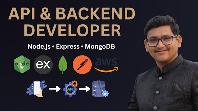 develop secure node js backend or custom rest API for your app