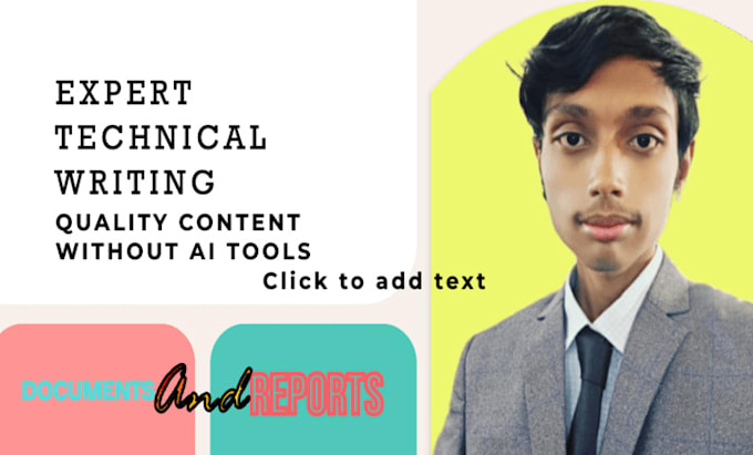 do technical blog writing or high quality articles