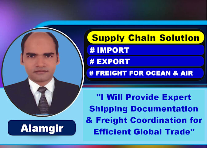 provide supply chain services for import and export docs