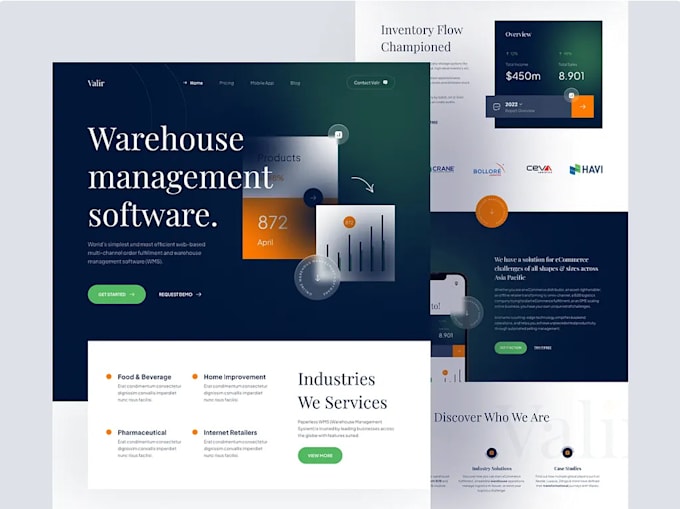 develop warehouse management system app, waretrack app, logistic app, track app