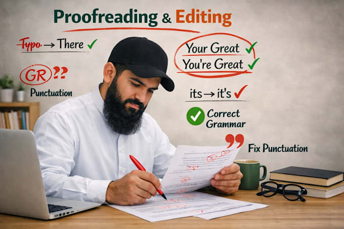 do accurate grammar and punctuation corrections