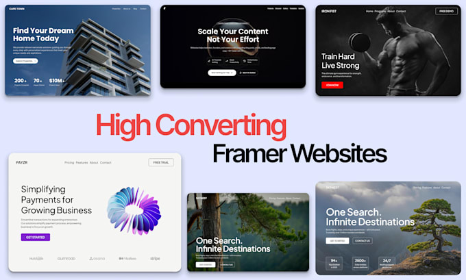 create a high converting website in framer
