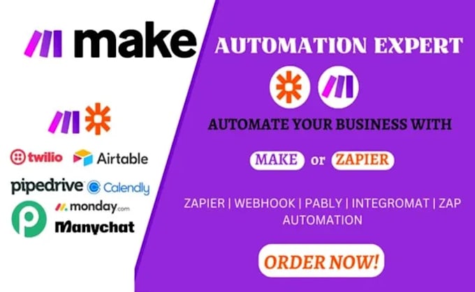 setup make com automation, make automation as a make expert, make com, made com