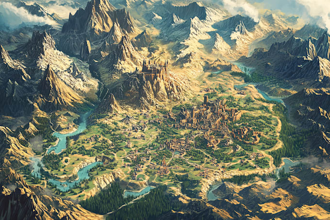 make a fantasy map for your book