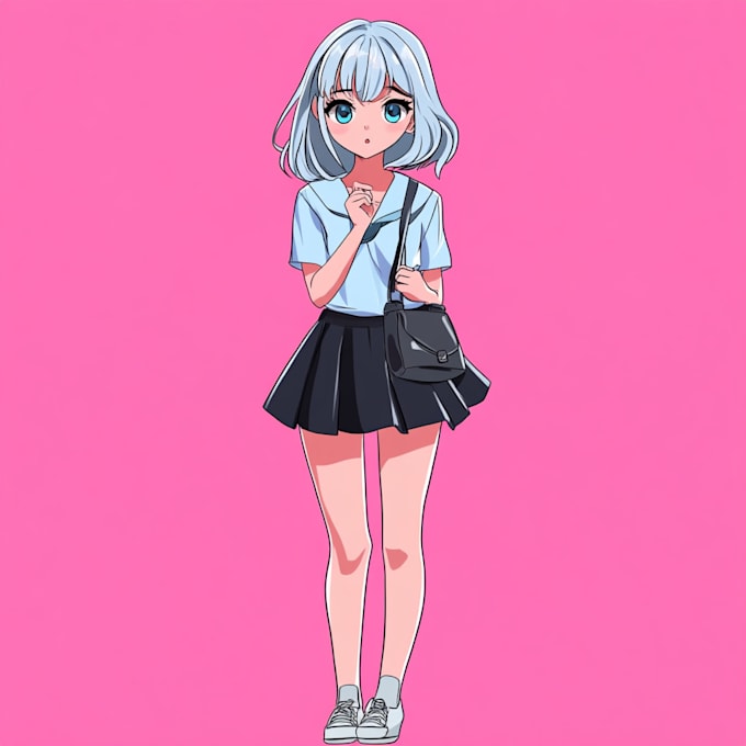 L draw amazing anime cute chibi art character by Panaaleone | Fiverr