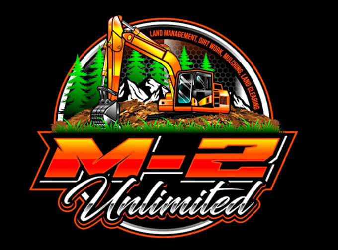 design greatest powerful land clearing logo