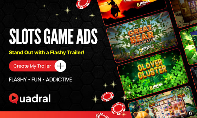 make slots game trailer and ad video