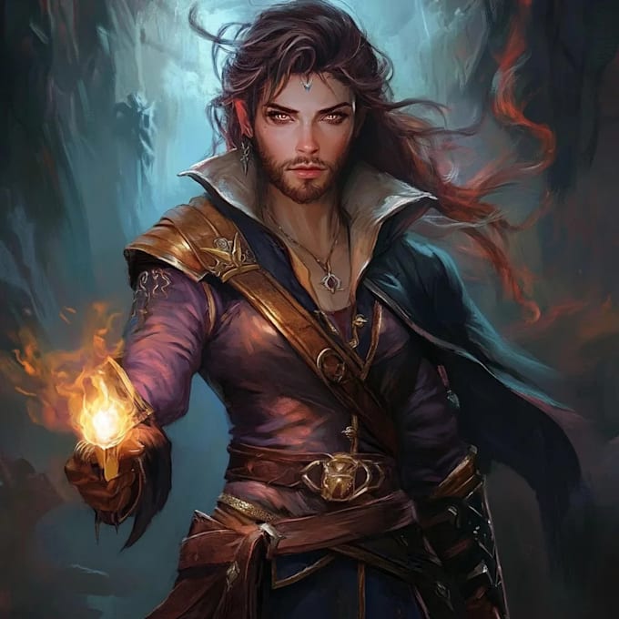 Do dnd character art and dnd character art by Comip_tocv | Fiverr