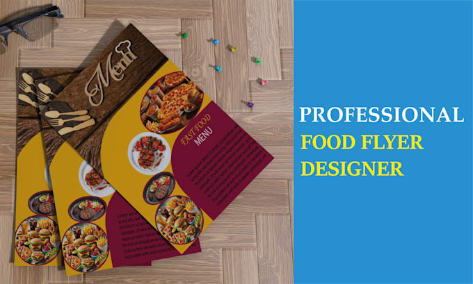 design attractive restaurant flyer and food menu