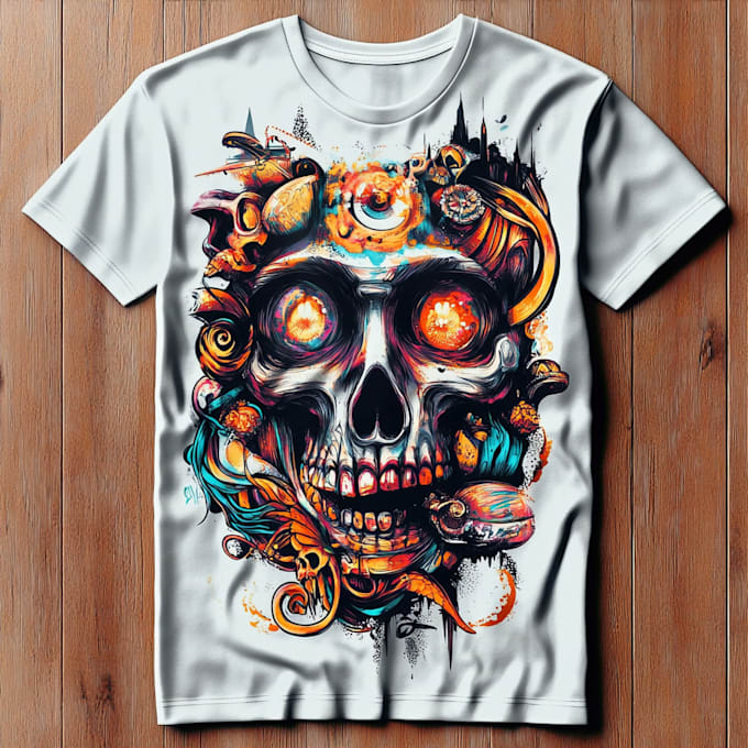 do bulk t shirt designs for merch and printful