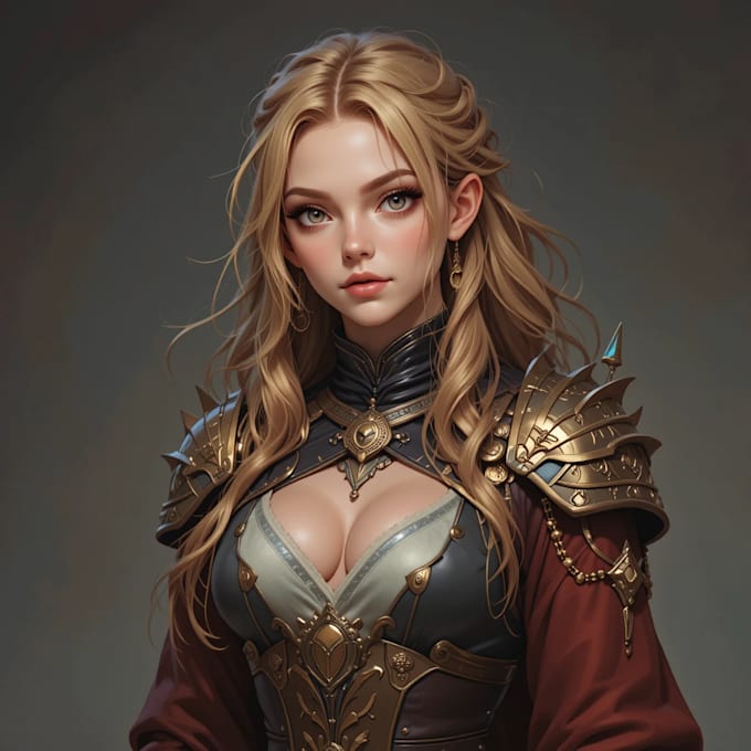 draw dnd character art fantasy scifi illustration