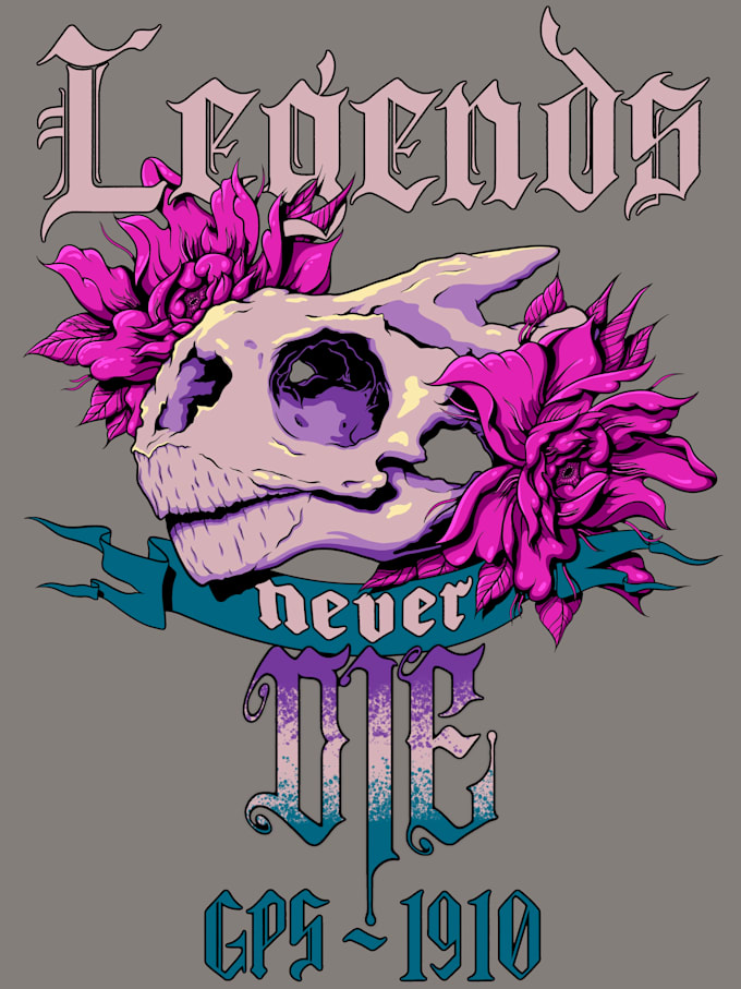 create unique tshirt or merch designs