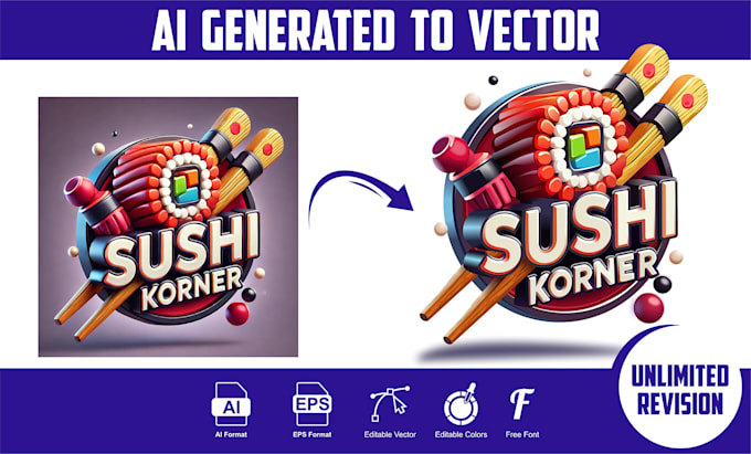 do custom graphic design, fix ai images, vector art, and, photoshop editing