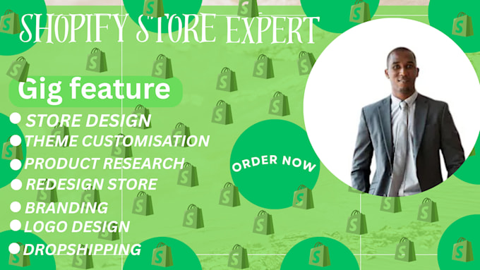 shopify store design, redesign shopify dropshipping store, e commerce website