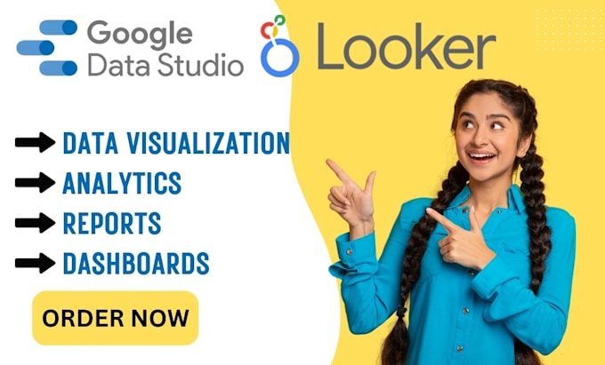 Create google data studio report analytic looker studio data ...